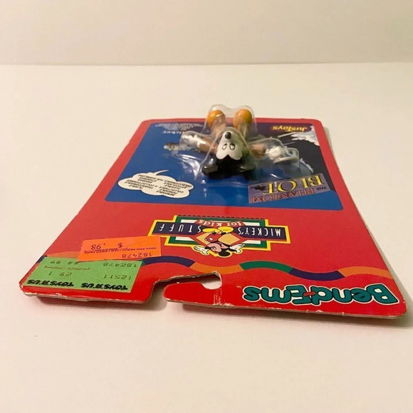 Vintage 90s Bend Ems  The Phantom Blot Mickey Toy Mickeys Stuff Bendable Figure - Picture 15 of 16